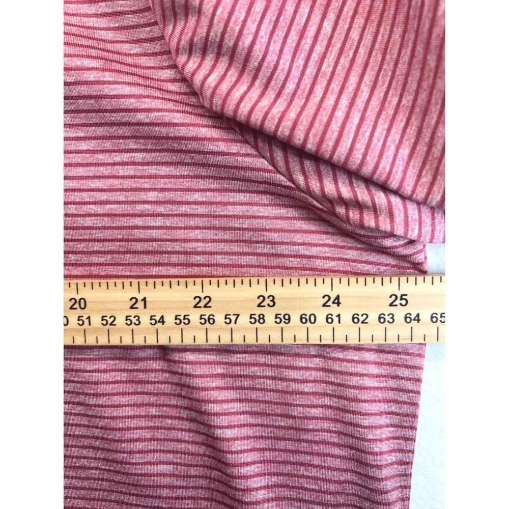 Adidas Golf Mens 2XL Red White Striped Short Sleeve Performance Polo Shirt